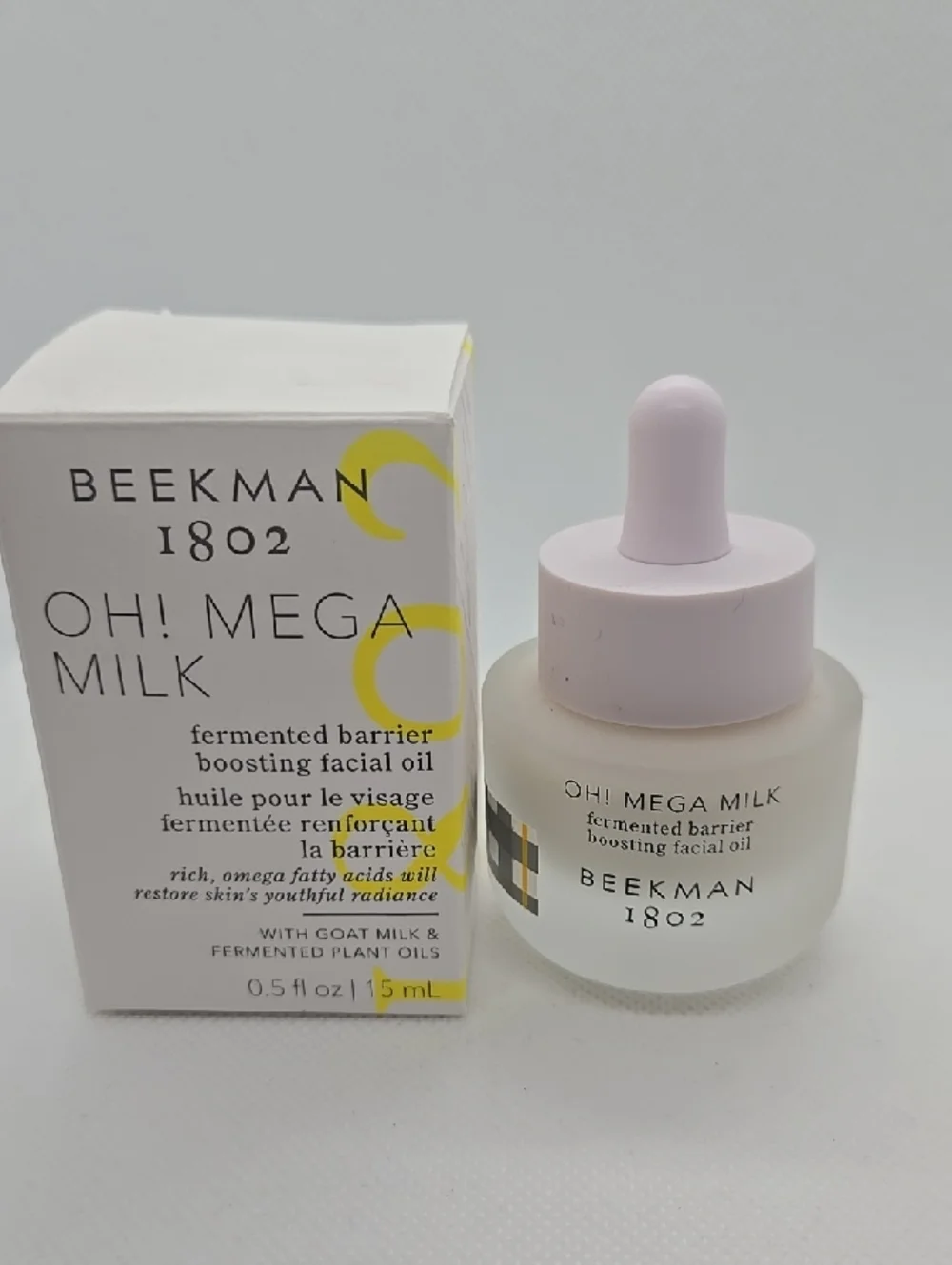 Beekman 1802 Oh! Mega Milk Facial Oil .5 Fl Oz